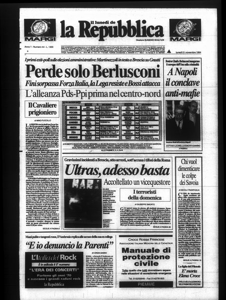 Il lunedì de La repubblica